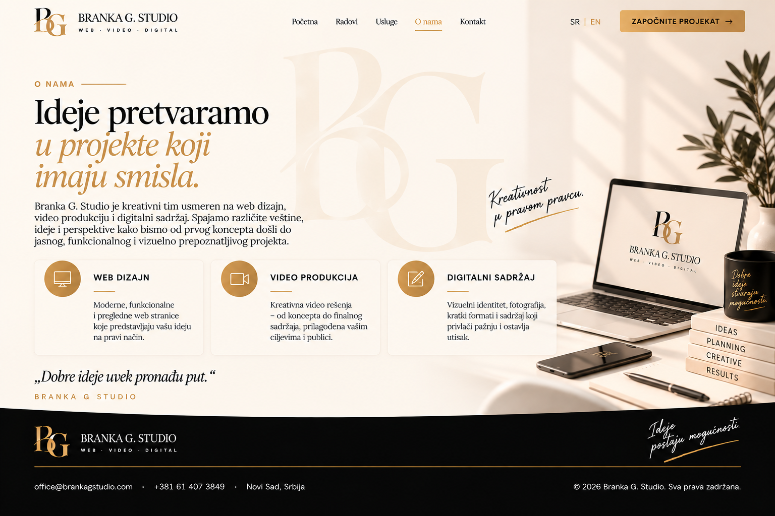 O nama — Branka G. Studio